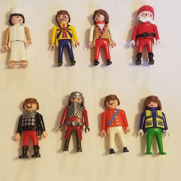 Playmobil Vintage Rare Action Figures 90's - Lot of 8 (set#4) - Picture 1 of 9